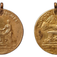 ANRO-1827 Holandese-Armenian Marriage Medal - (Altar : Matrimony) - Cast? Carved?.jpg